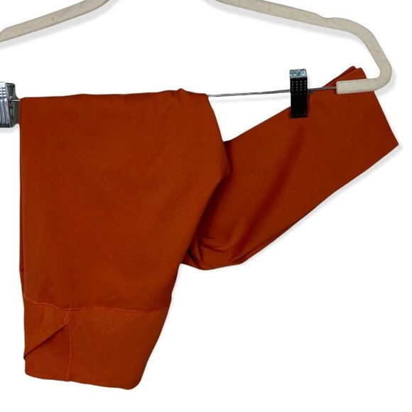Nike One Luxe Icon Clash High Rise Orange Leggings Crop Size Small 2021 Athletic - Picture 7 of 16